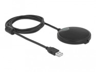 Microphone à condensateur USB omnidirectionnel Delock pour conférences - Microphone de conférence - -16 dB - 16 bits - 44,1 kHz - Filaire - USB