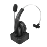 Casque mono Bluetooth LogiLink avec support de chargement