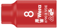 Wera 8790 B VDE 05004952001 Douille hexagonale extérieure VDE 8 mm