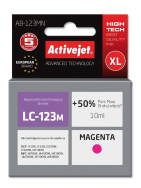 Cartouche d'encre Activejet AB-123MN magenta 10 ml remplace Brother LC123M