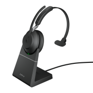 Jabra Evolve2 65 MS Mono USB-A Support de charge Noir