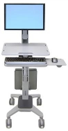 Ergotron WorkFit C-Mod - Poste de travail assis-debout à écran unique - 8,1 kg - 68,6 cm (27") - 75 x 75 mm - 100 x 100 mm - Réglage de la hauteur - Gris