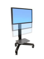 Ergotron Neo-Flex Mobile MediaCenter UHD - Chariot multimédia - Noir - Écran plat - 54,5 kg - 127 cm (50") - 177,8 cm (70")