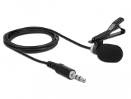 Delock 66279 - Microphone à pince - -30 dB - 50 - 16 000 Hz - 2 200 Ω - Omnidirectionnel - Filaire