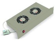 Plateau de ventilation TRITON pour rack - avec 2 ventilateurs