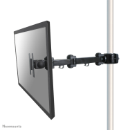 Neomounts by Newstar tv pole mount - 10 kg - 25.4 cm (10") - 76.2 cm (30") - 75 x 75 mm - 100 x 100 mm - Black