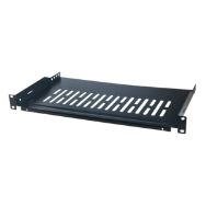 LogiLink SF1C35B 1U 19" Étagère rack 10kg Acier Noir