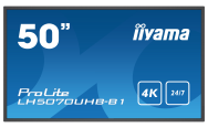 Iiyama LH5070UHB-B1 Écran d'affichage dynamique 4K 49,5"