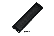 Couvercle Rockstable pour la gestion des câbles avec joint à brosse noir