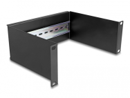 Delock 66898 - Rail de rack - Noir - Métal - 2U - 180 mm - 482 mm