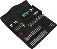 Wera 05135939001 - Visserie hexagonale (métrique), cruciforme, Pozidriv, Torx - PH 1, PH 2, PH 3 - PZ 1, PZ 2, PZ 3 - 3, 4, 5 mm - TX10, TX15, TX20, TX25, TX30 - DVE - GS