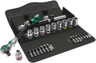 Jeu de cliquets rapides Wera 8100 SC 9 Zyklop | entraînement 1/2"