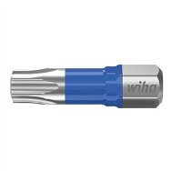Wiha 41610 Jeu d'embouts Torx - T40 5 pièces 25 mm pour plus de puissance