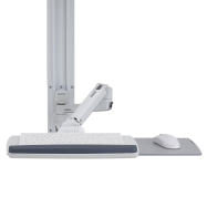 Système de fixation murale Ergotron LX - 11,3 kg - 81,3 cm (32") - 75 x 75 mm - 100 x 100 mm - Hauteur réglable - Blanc