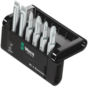 Wera Bit-Check - 6 pièces - Phillips - Pozidriv - Fente - PH 1, PH 2 - PZ 1, PZ 2