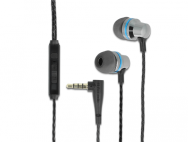 Écouteurs intra-auriculaires Delock avec microphone à prise jack 3,5 mm à 4 broches et contrôle du volume+