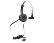 Casque Lenovo 100 Mono Office Noir