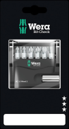 Wera 05136391001 - 11 pièces - Phillips, Pozidriv, Torx Plus - PH 2 - PZ 1, PZ 2, PZ 3 - TX10, TX15, TX20, TX25, TX30, TX40 - 2,5 cm