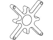 Kit d'entretoises Ergotron - 600 g - 178 mm - 229 mm - 0,0590 kg (0,13 lb)