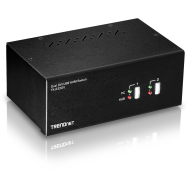 TRENDnet KVM 2 ports double moniteur DVI KVM