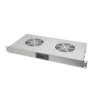 LogiLink FAU02FG 1U 19" Panneau de ventilation 482,6 mm Acier