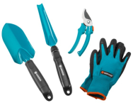 Ensemble d'outils de jardinage Gardena 8965-30, 4 pièces, plantation, désherbage