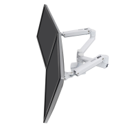 Ergotron Série LX 45-491-216 - 18,1 kg - 68,6 cm (27") - 75 x 75 mm - 100 x 100 mm - Réglage de la hauteur - Blanc