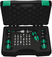 Wera 7445/46/47 noir/vert