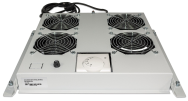 Plateau de ventilation rackable (220/240 V) avec thermostat (4 ventilateurs)