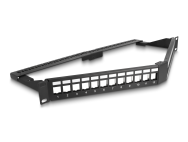 Delock 66976 - Montage en rack - 1U - Noir - Métal - 240 mm - 483 mm
