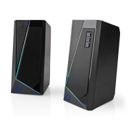 Haut-parleur de jeu USB Nedis 2.0 3,5 mm
