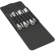 Wera 8767 B TORX HF 1 - Jeu de douilles - 3/8" - Métrique - 6 têtes - 40, 25, 27, 30, 45, 50 mm