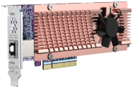 Carte QNAP série QM2 : 2 x PCIe 2280 emplacements SSD M.2 PCIe Gen4 x8