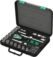 Jeu de douilles Wera 8100 SB 4 Zyklop pouces 3/8" 10 mm 38 pièces.