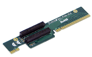 Carte colonne montante SuperMicro 1HE, UIO vers 2x PCI-E, côté gauche
