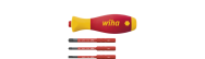 Wiha tournevis avec kit de porte-embouts SoftFinish slimV