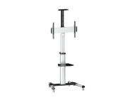 Chariot TV pivotant à 90° Equip pour écran simple - 50 kg - 94 cm (37") - 177,8 cm (70") - 200 x 200 mm - 600 x 400 mm - 12 - 5°
