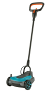 Tondeuse à gazon poussée Gardena HandyMower 50 m² avec LED pour la coupe de l'herbe