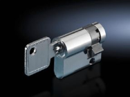 Demi-cylindre profilé Rittal selon DIN 18 252 40 mm avec 3 clés