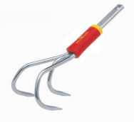 WOLF-Garten Outil de jardin BA-M en acier inoxydable, rouge, 90 mm
