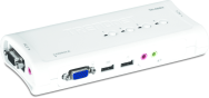 TRENDnet TK 409K KVM / audio / USB switch Desktop