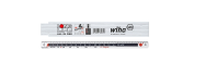Wiha 410 2007 Ruban à mesurer en fibre de verre, Blanc, 2 x 15mm, 139g