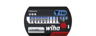 Wiha 41824 Bit Set - Kit professionnel polyvalent de 14 pièces