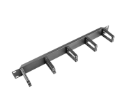 AK-1202-B : Panneau de gestion des câbles 1U 19", noir