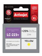 Cartouche d'encre Activejet AB-223YN jaune 10 ml remplace Brother LC223Y