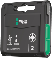 Coffret d'embouts Wera 20 BTZ PZ - 20 pièces - Hexagonal (métrique) - Métal, Plastique - 2,5 cm - Plastique