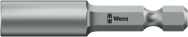 Wera 05135903001 - 1 pièce(s) - Hexagonale - 25,4 / 4 mm (1 / 4") - M10 - Acier inoxydable - 5 cm
