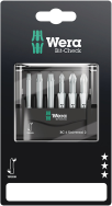 Wera Bit-Check 6 Universal 2 SB - 6 pièces - Phillips - Pozidriv - Torx