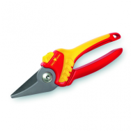Sécateur WOLF-Garten RR 1500 avec enclume, rouge et gris, largeur de coupe de 1,8 cm