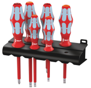 Jeu de tournevis Wera 3165 i/6 VDE 6 pièces Phillips avec fente